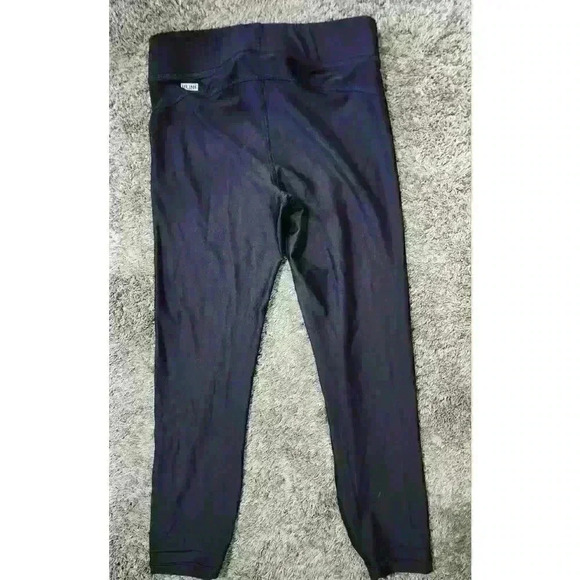 Under Armour Compression Womens Size Medium Leggings HeatGear Black U-Line Gym - Picture 3 of 3